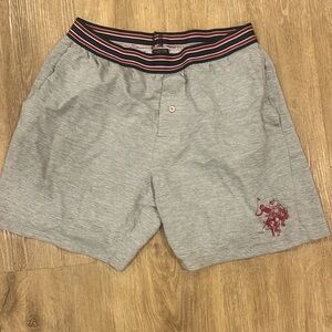 US Polo Assn Lounge Shorts - Grey Red Blue - Size M Men’s